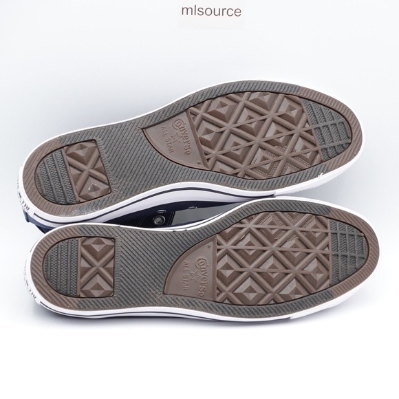 NEW Converse Chuck Taylor Basic Hi Shoes W9622 Navy - Picture 9 of 10